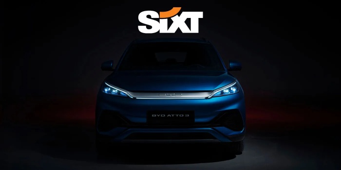 欧洲最大租车公司Sixt宣布向比亚迪订购10万台电动汽车
